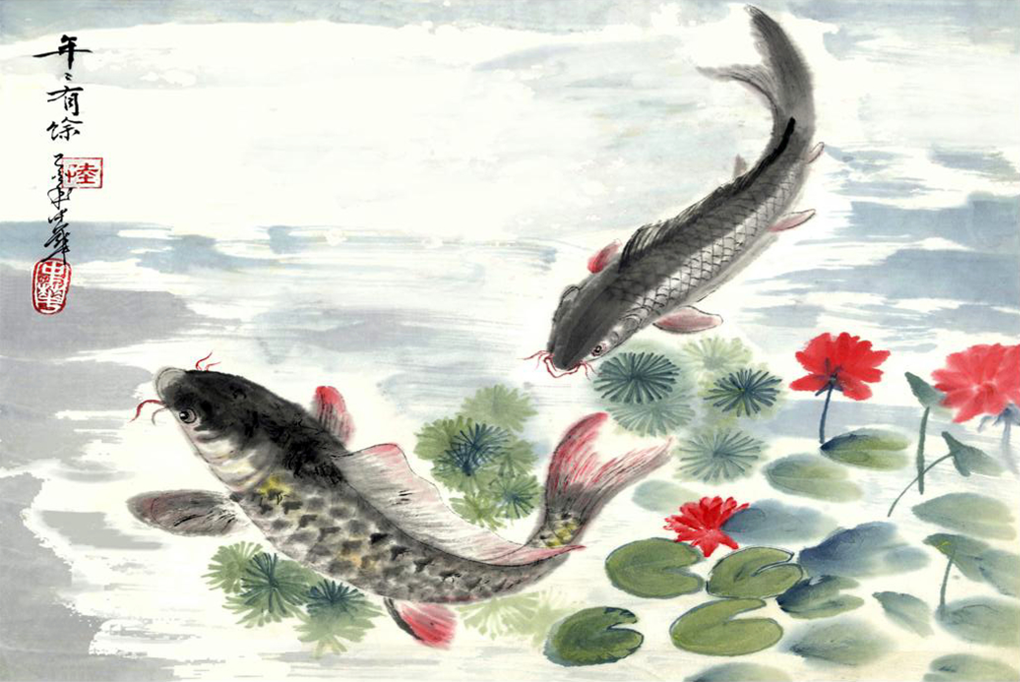 Chinese Art Traditional Chinese Brush Painting with Zhonghua Lu